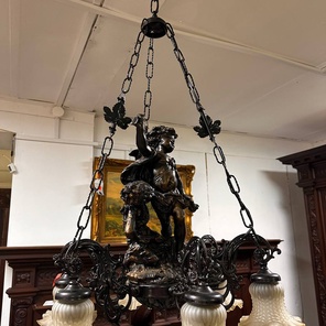 ⚜️Антикварная бронзовая люстра⚜️