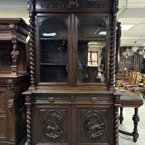 ⚜️Буфет-витрина охотничий стиль⚜️