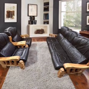 ⚜️Комплект мягкой мебели из натуральной кожи⚜️