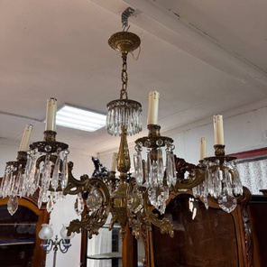 ⚜️Бронзовая антикварная люстра⚜️