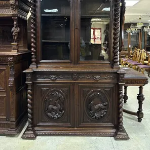 ⚜️Буфет-витрина охотничий стиль⚜️